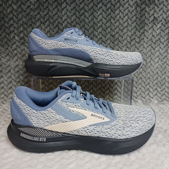 Brooks Shoes - Brooks Adrenaline GTS 24 Women's Walking Running Shoes Bluewash Ebony Size 6.5